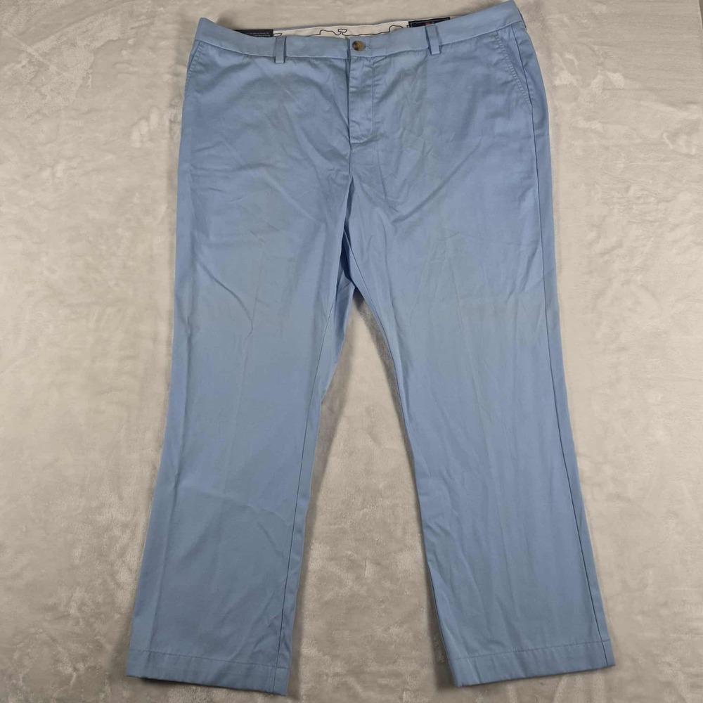 Vineyard Vines Breaker Pants Men's 42x30 Blue Slim Fit Casual Golf Chino NWT